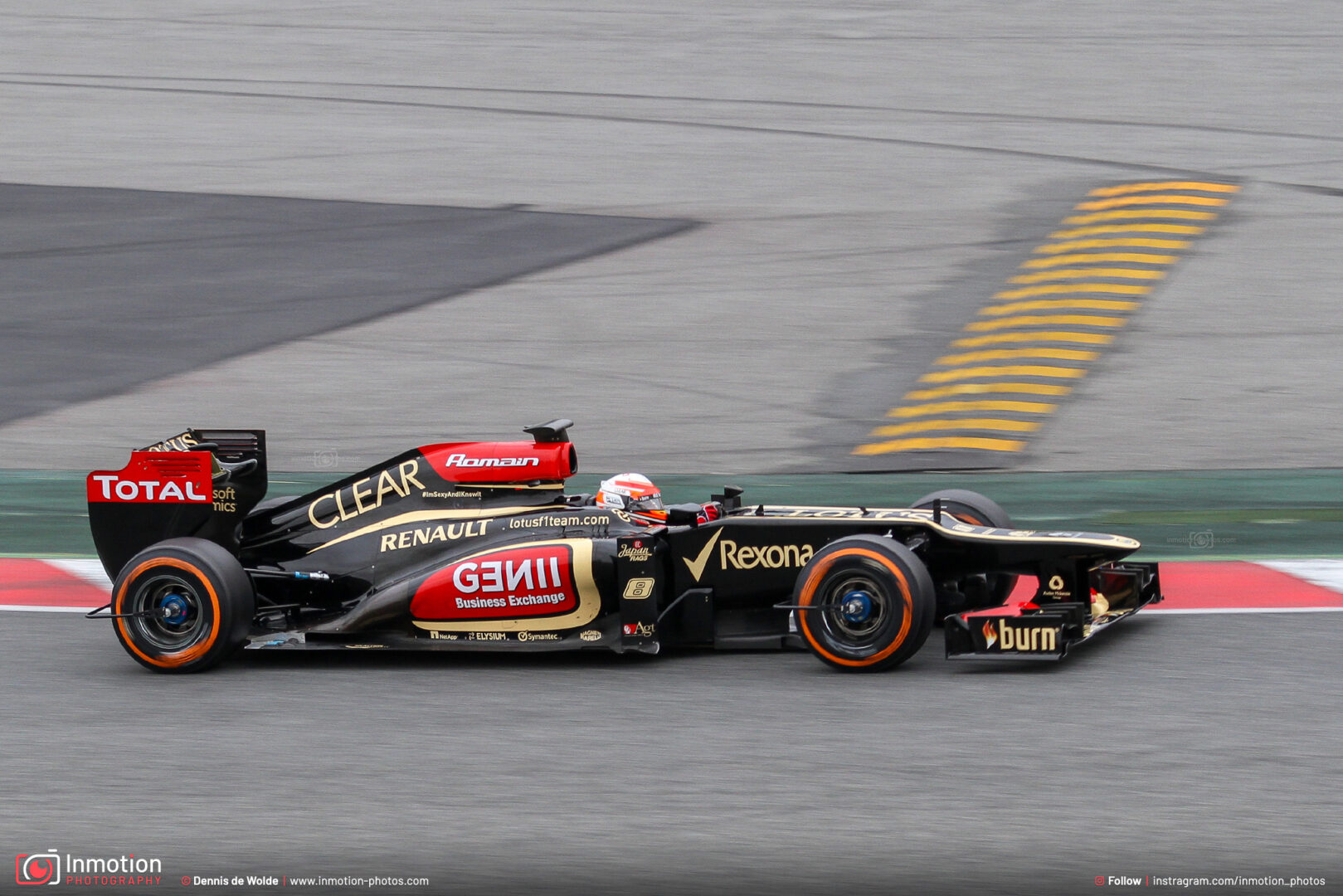 Curva Abolafio Barcelona Grosjean Lotus