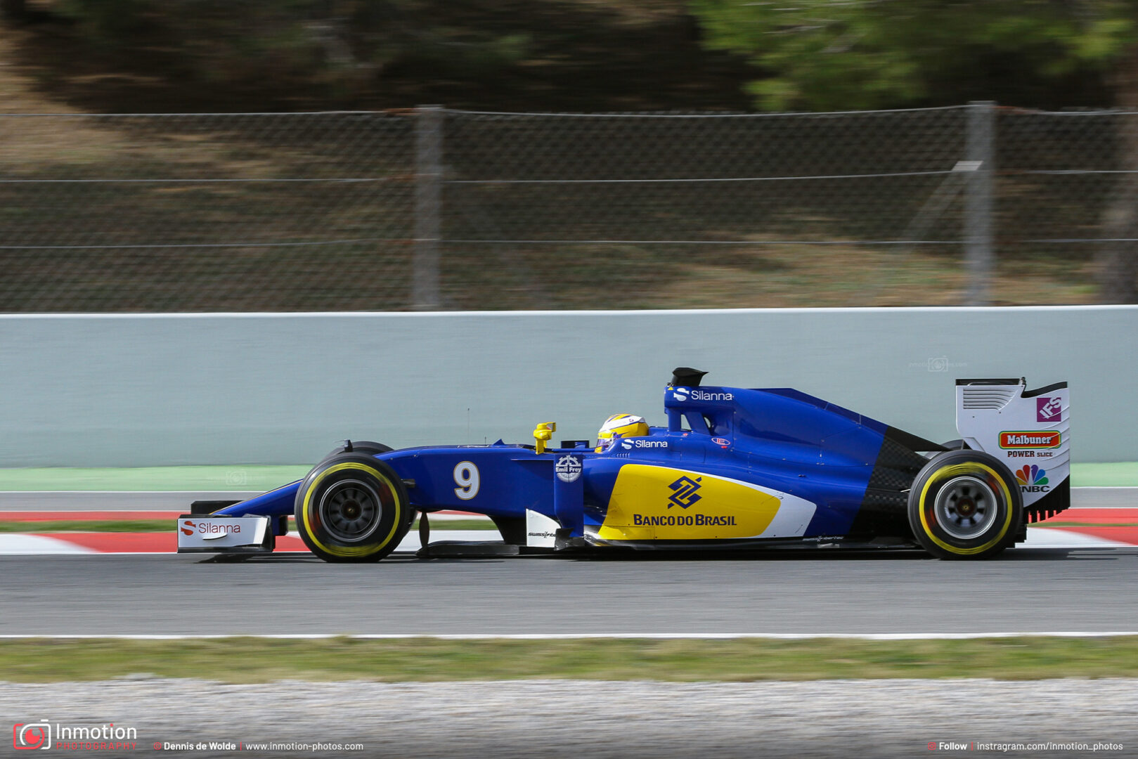 Curva New Holland Barcelona Panning Sauber