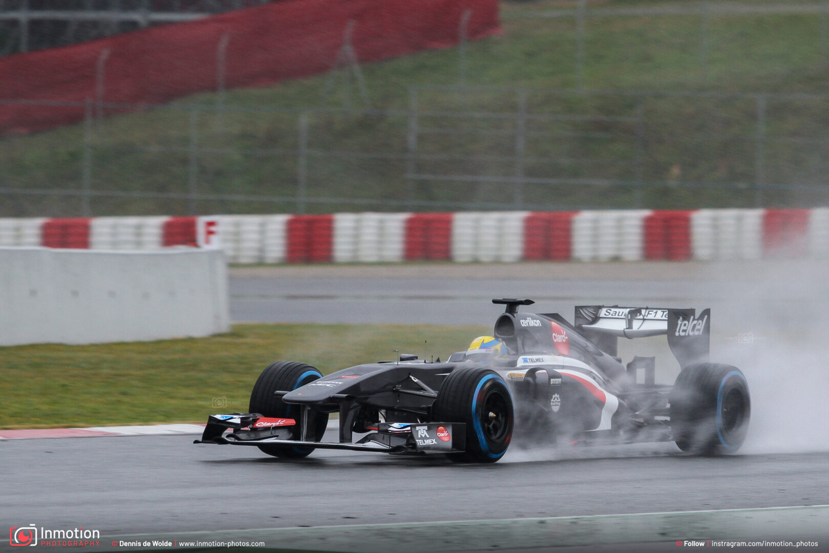 Curvone Renault Barcelona Spray Ericsson Sauber