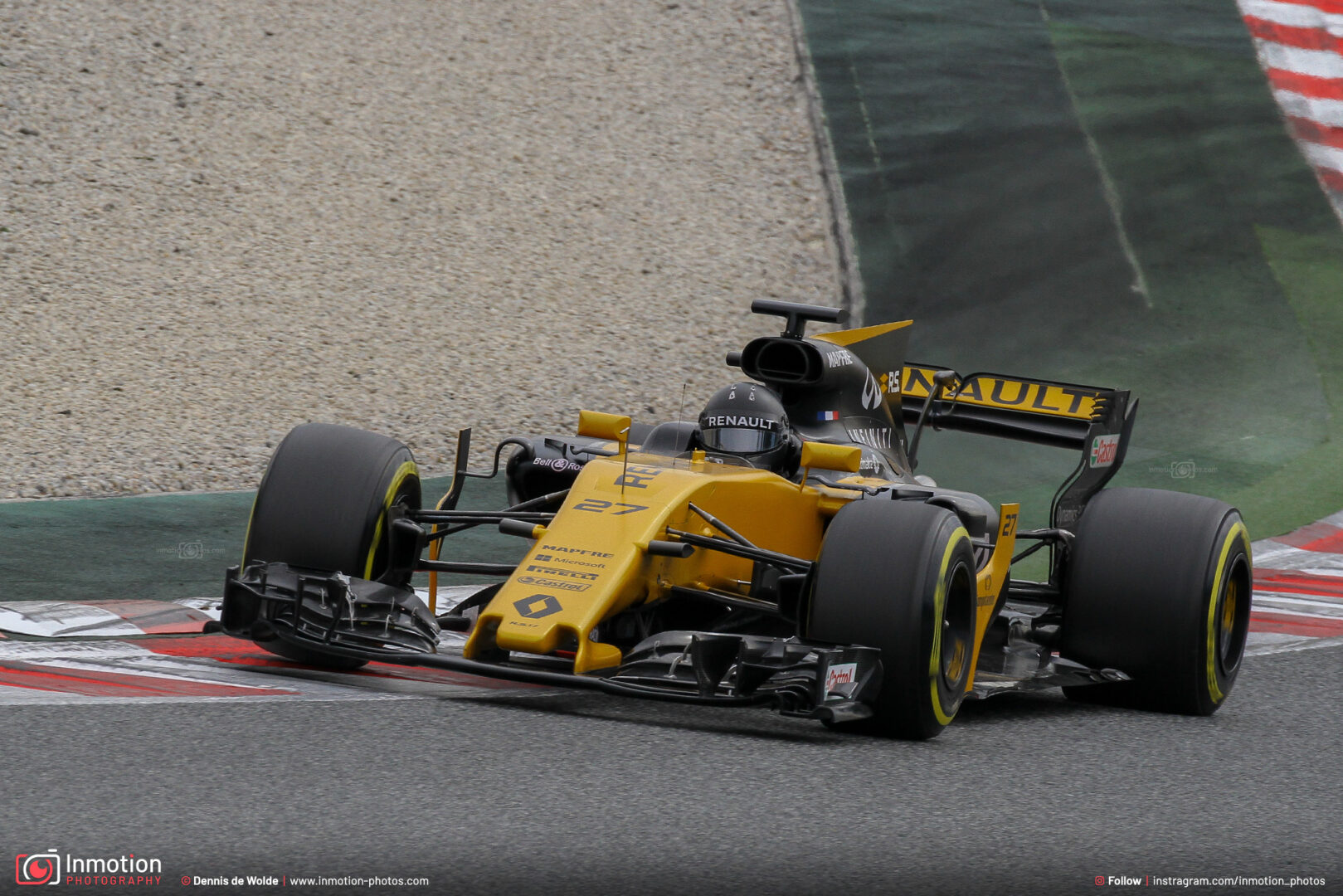 Placo Saint Gobain Barcelona Hulkenberg Renault