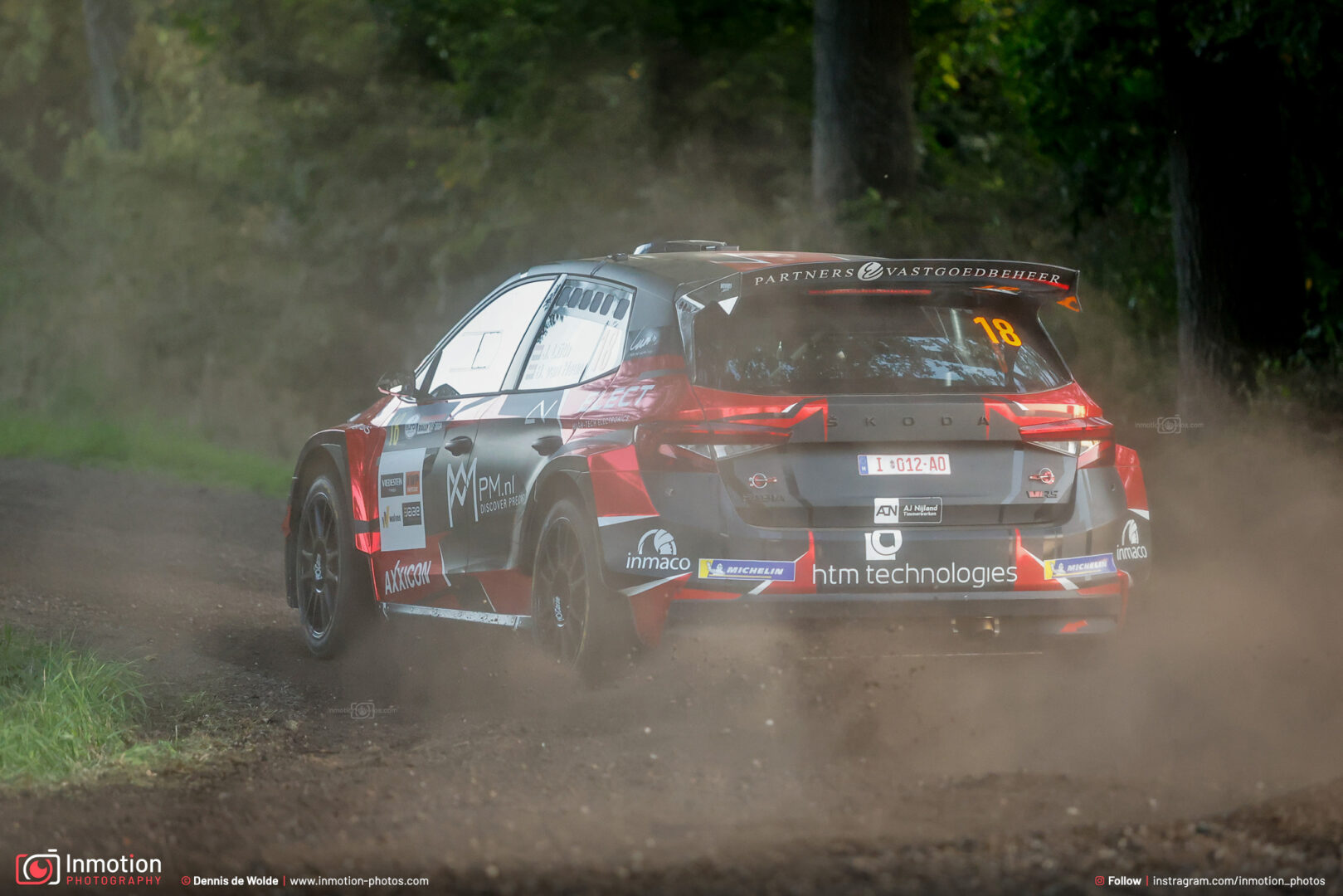 Joep Luth Fabia Rally2 Hellendoorn Dust Drifting