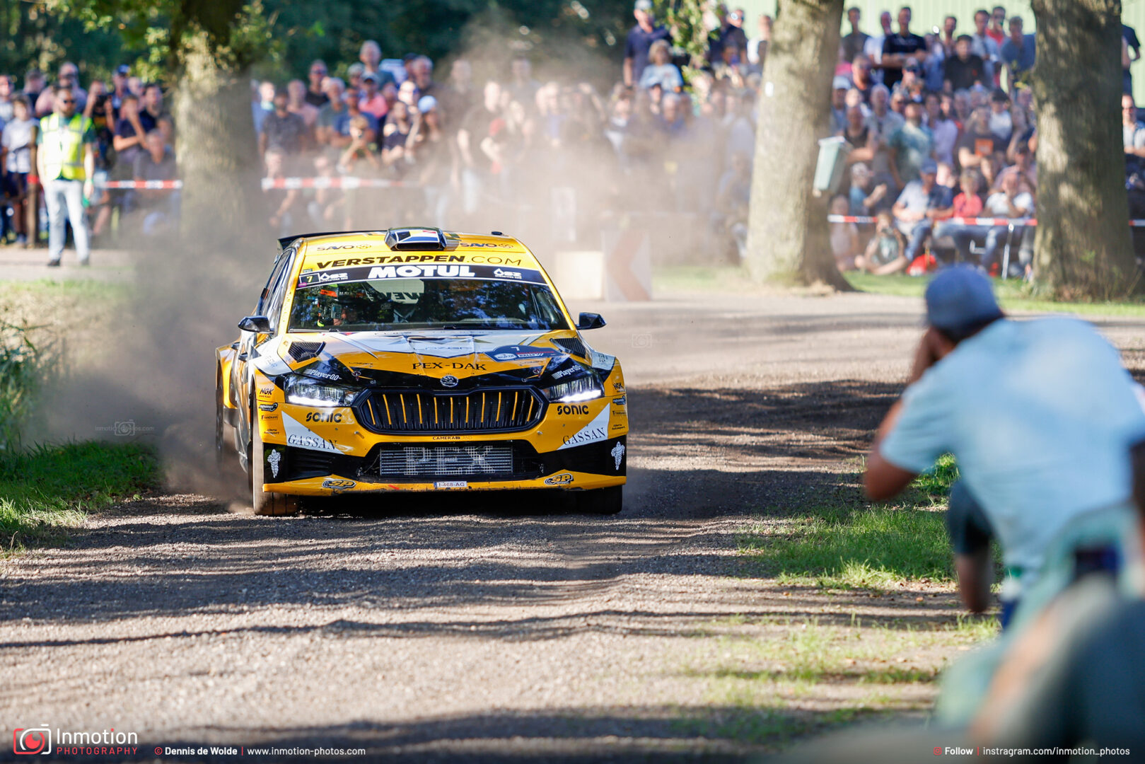 Richard Pex Skoda Hellendoorn Rally Dust