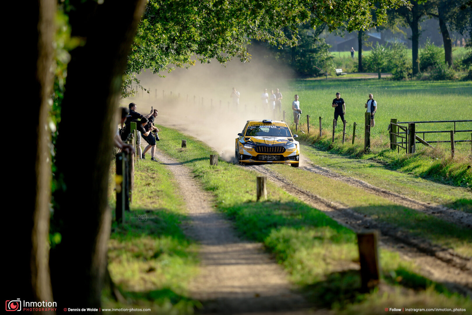 Richard Pex Skoda Hellendoorn Rally Dust Speed