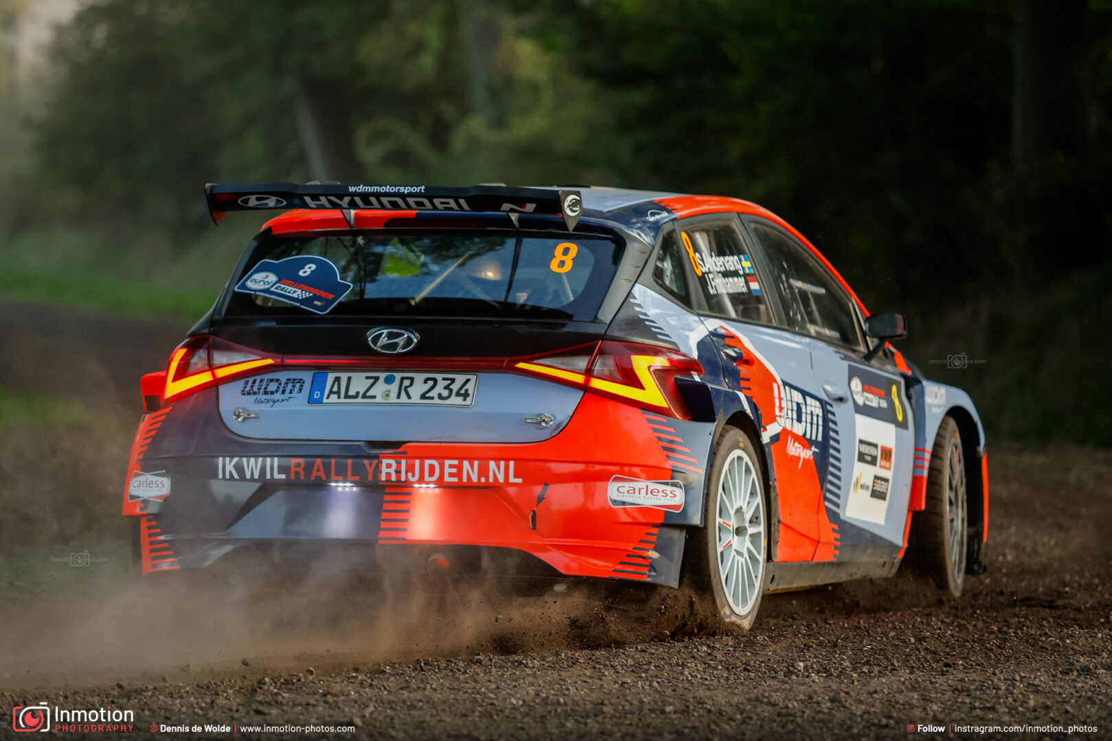 Stig Andervang Hellendoorn Rally Drifting Dust