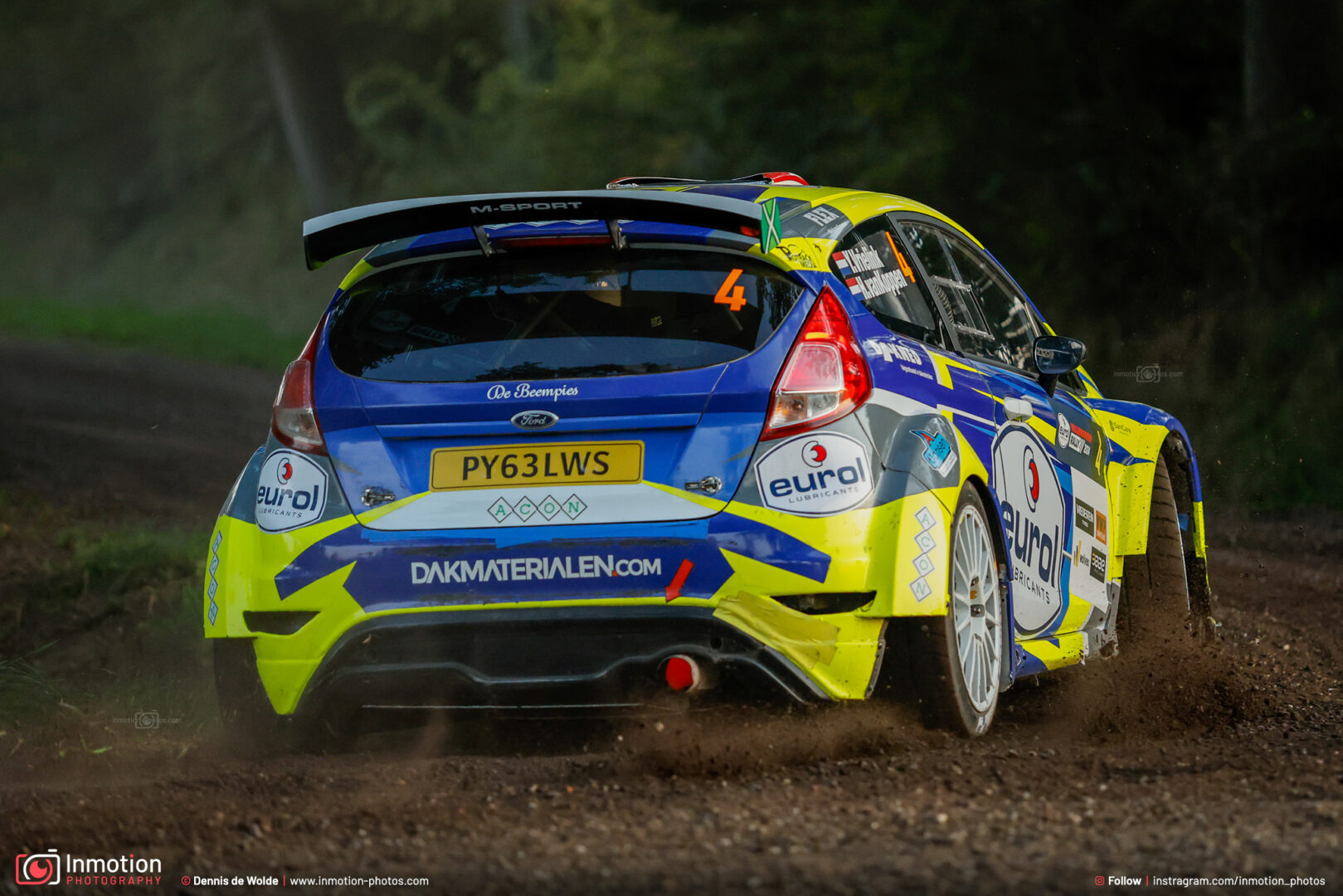 Yannick Vrielink Hellendoorn Rally Dust Drifting