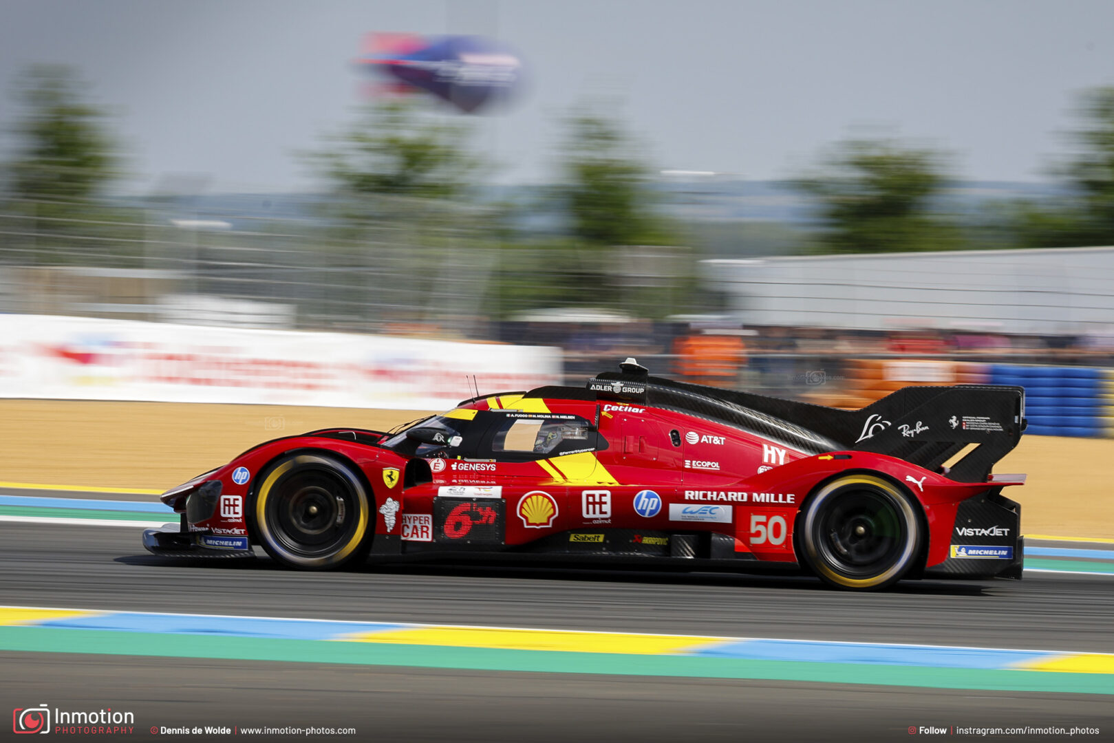 Miguel Molina Ferrari Af Corse Dunlop Chicane Panning