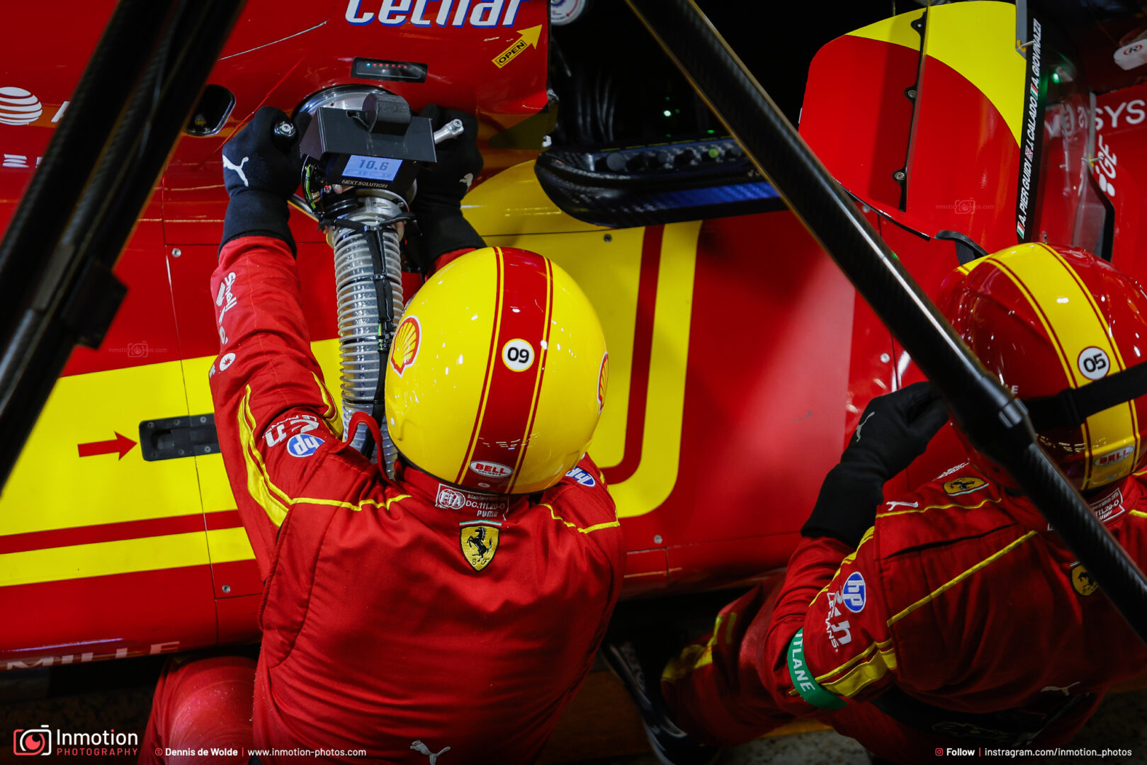 Ferrari Hypercar Fuel Stop Le Mans