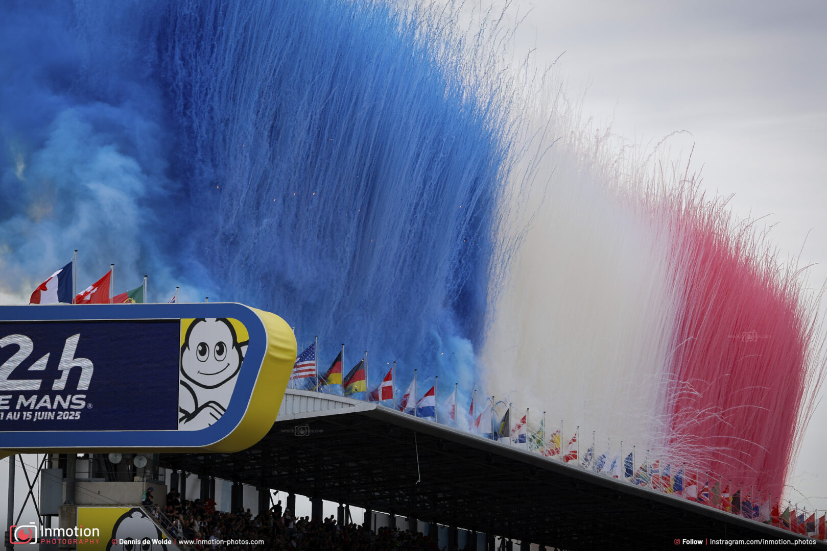 Pyro Start Le Mans 2025 Grandstand
