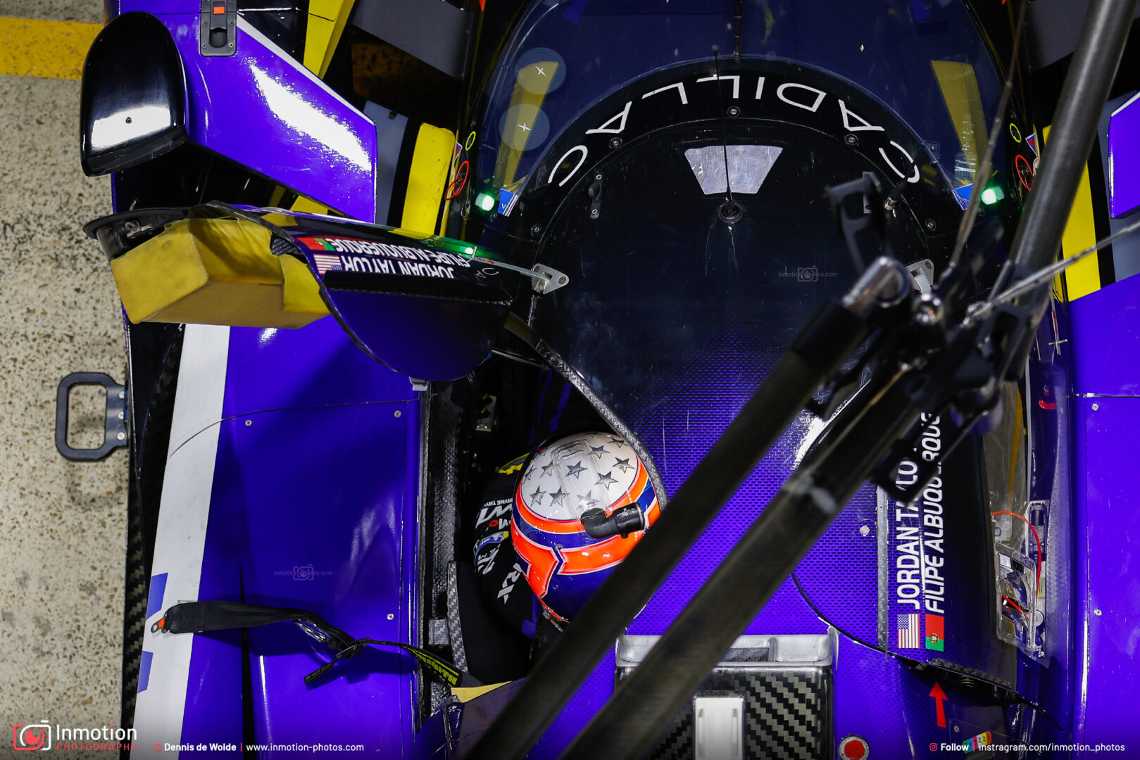Ricky Taylor Helmet Le Mans 2025 Cadilac