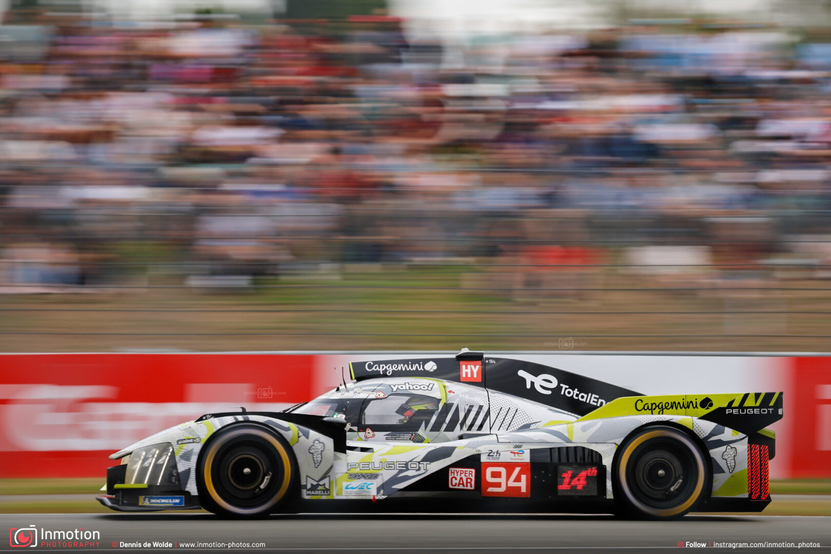 Stoffel Vandoorne Peugeot Hypercar Lemans Panning