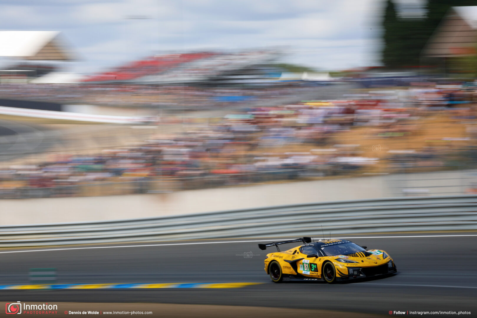 Tom Van Rompuy Tf Sport Corvette Panning Speed Esses Lemans