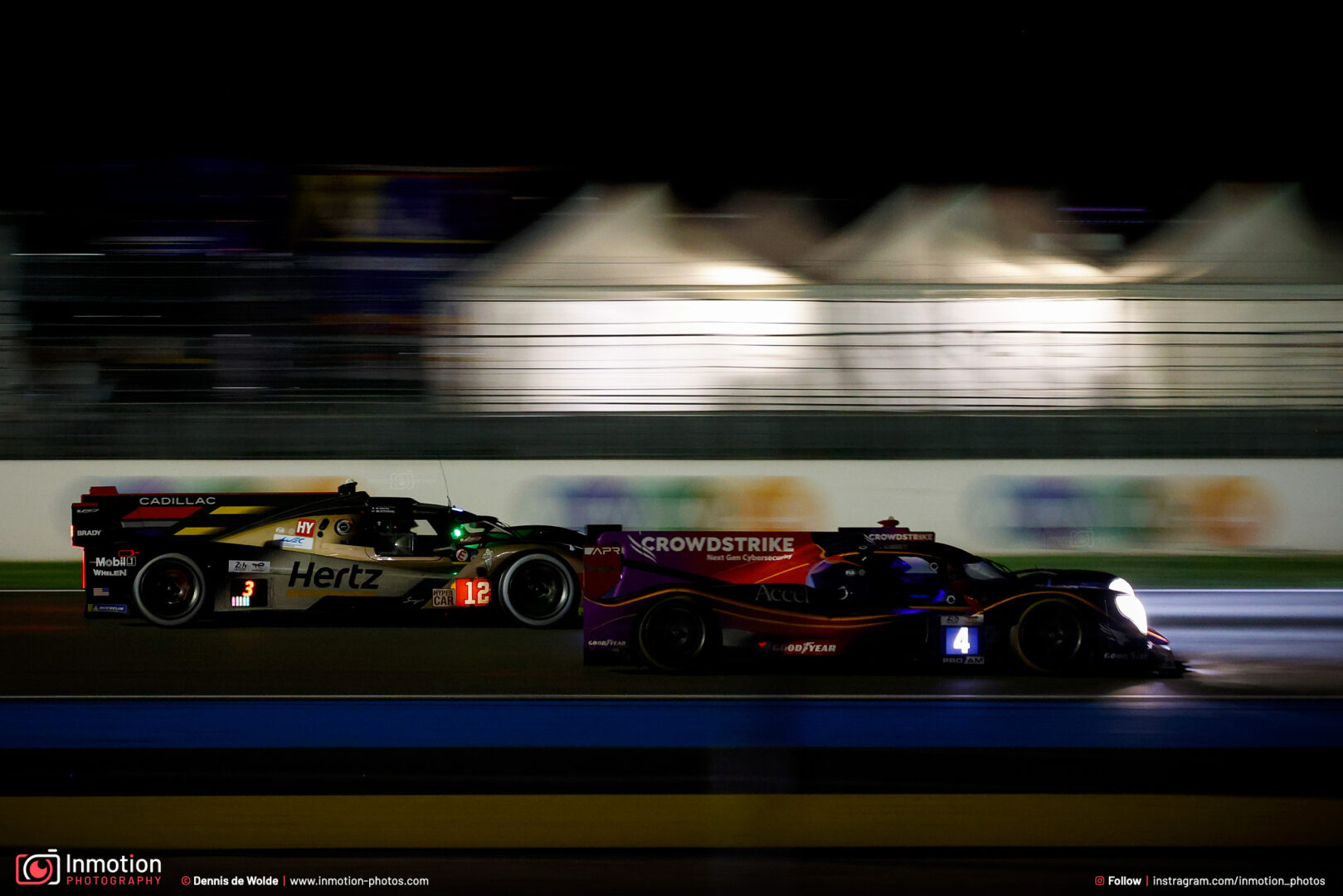 Cadillac Herz Team Jota Night Panning Lemans