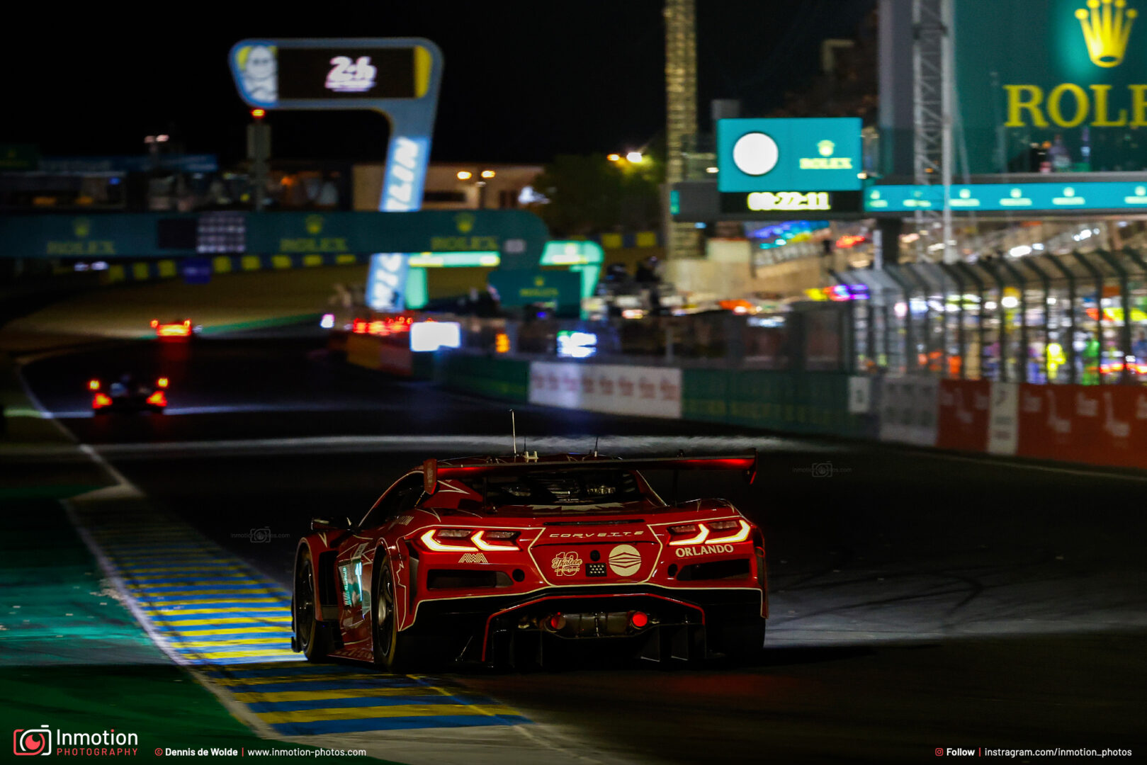 Corvette Z06 Matthew Bell Night Lemans Mainstraight