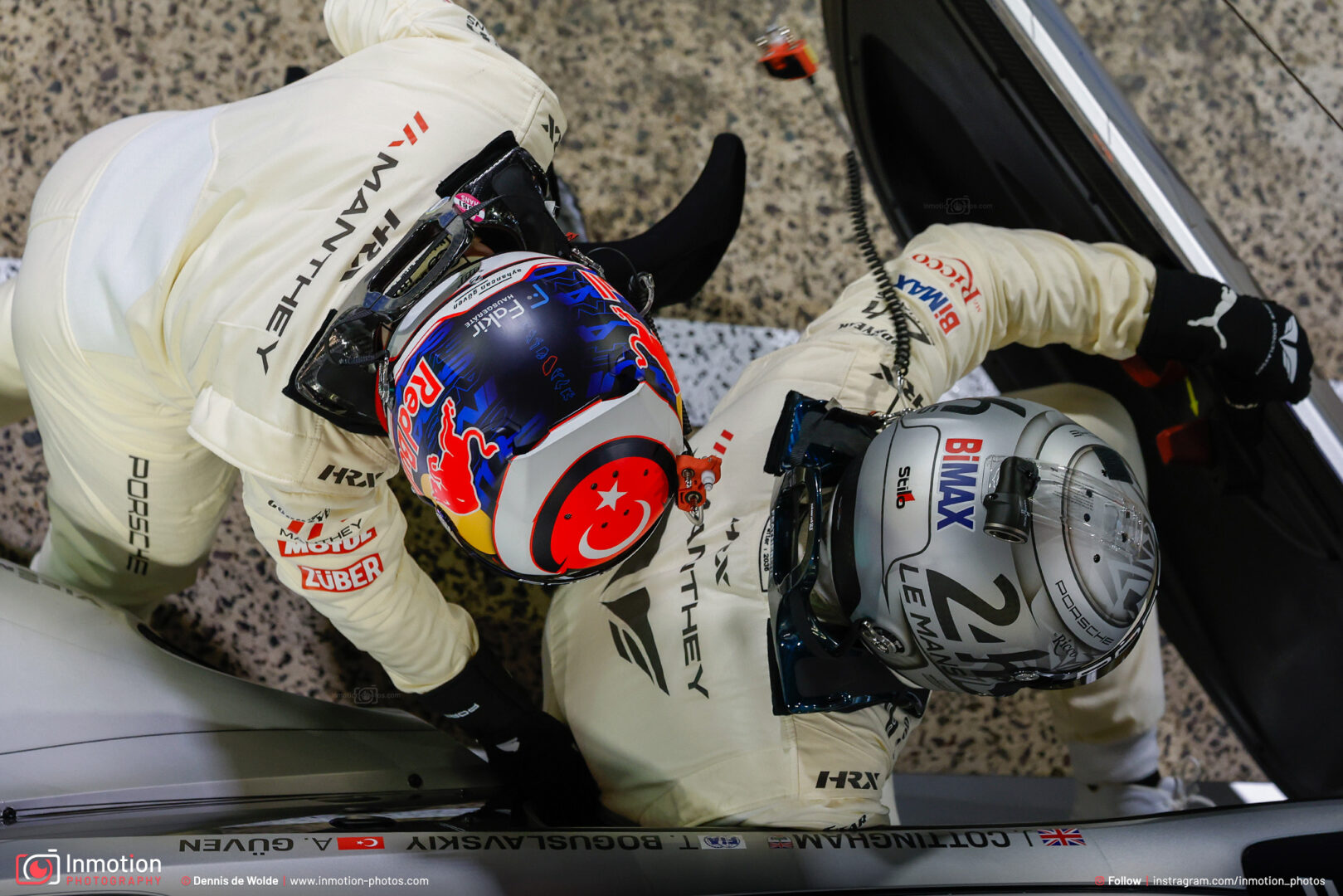 Driverchange Timur Boguslavskiy Ayhancan Guven Pitlane Lemans Porsche Manthey