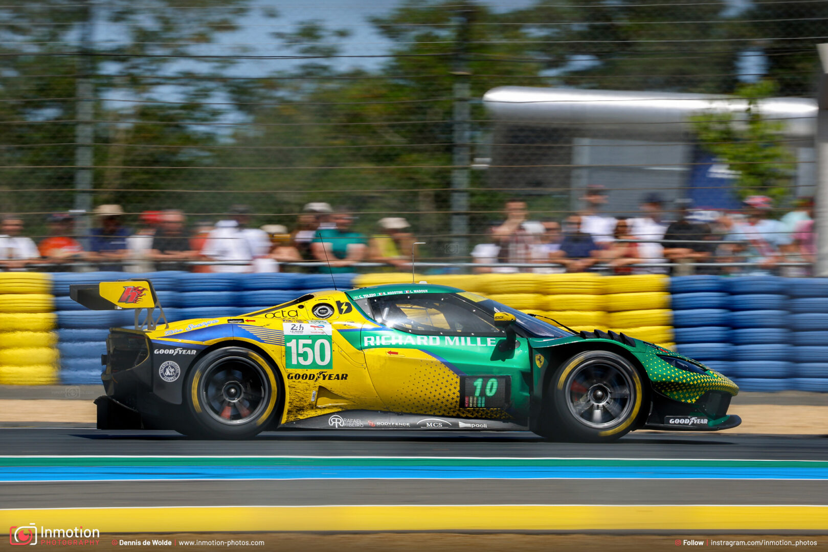 Ferrari 296 Lmgt3 Evo Lemans Custodio Toledo Panning Speed