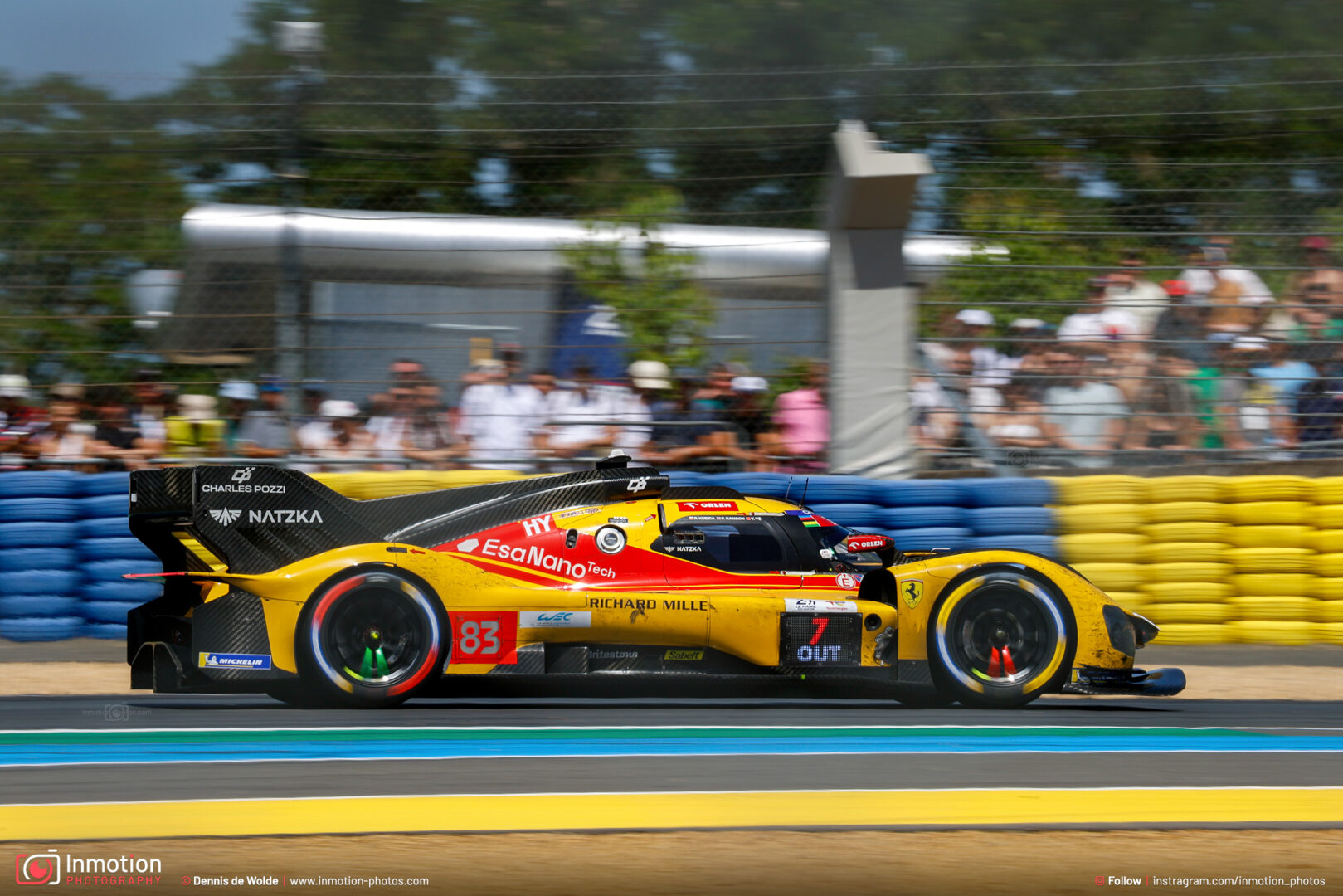 Ferrari 499p Robert Kubica Dunlop Chicane 24 Hours Of Lemans