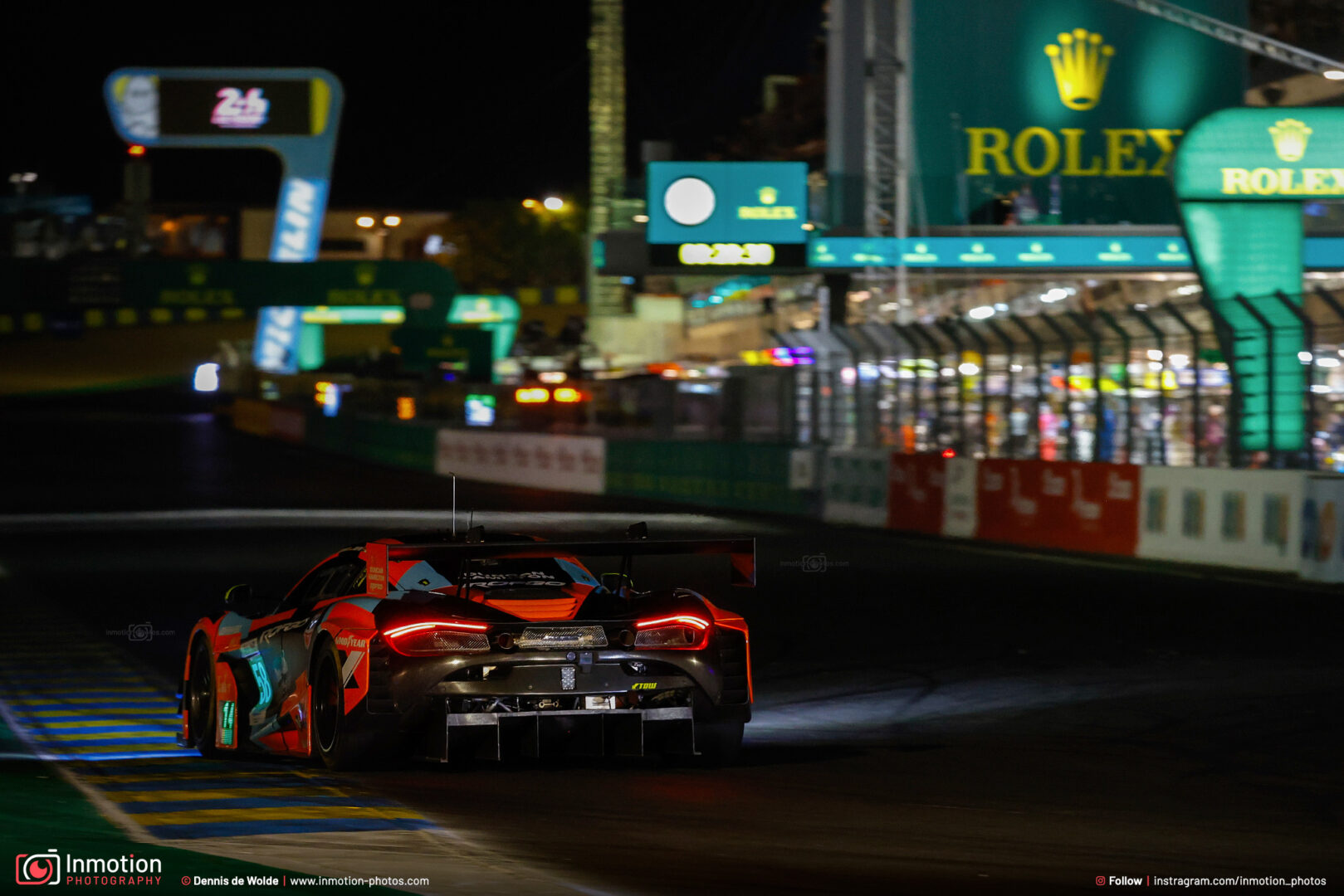 Garage 59 Mclaren Alexander West Night Lemans Mainstraight
