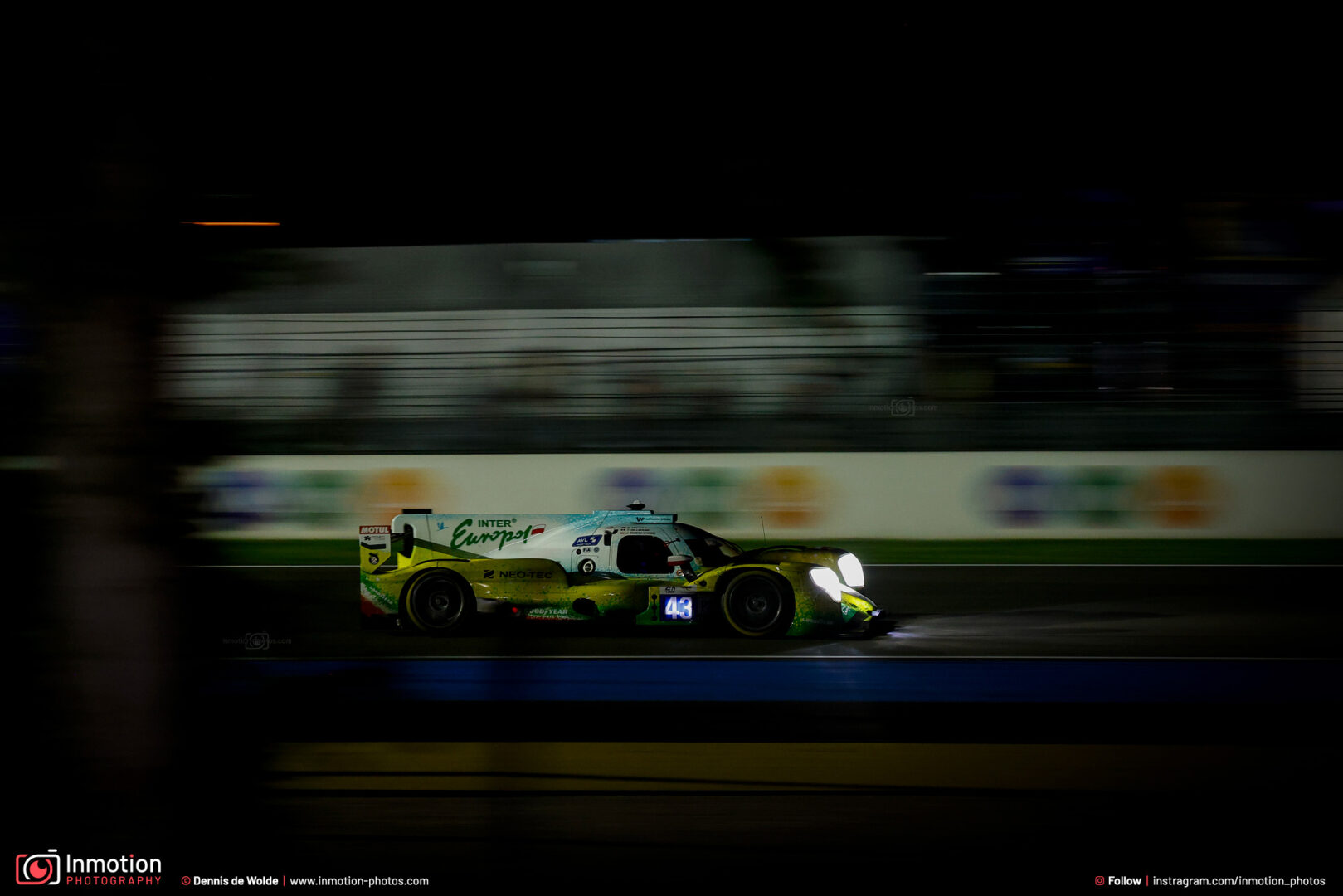 Inter Europol Oreca Night Panning Le Mans