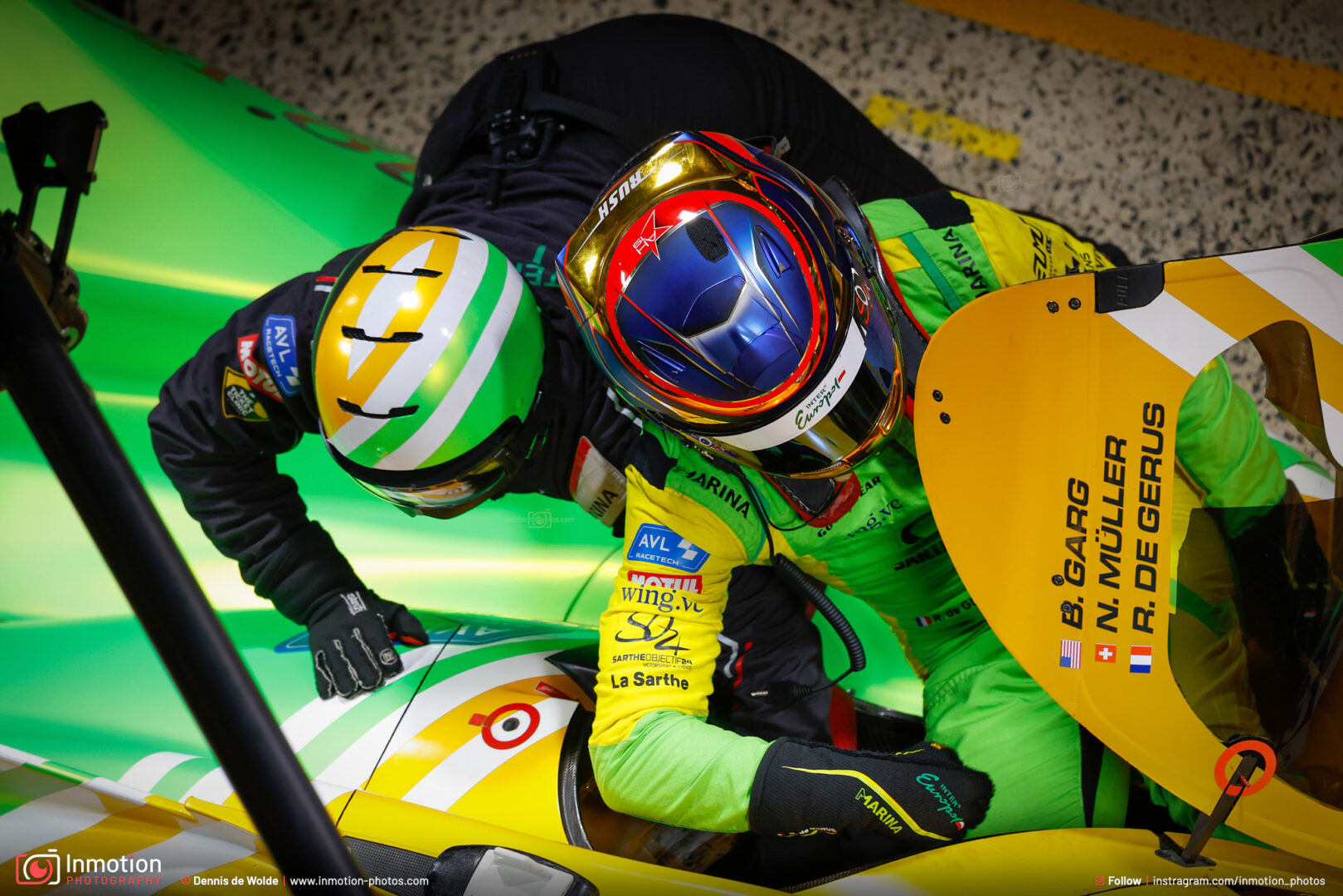 Reshad De Gerus Driverchange Pitstop Lemans Europol Oreca