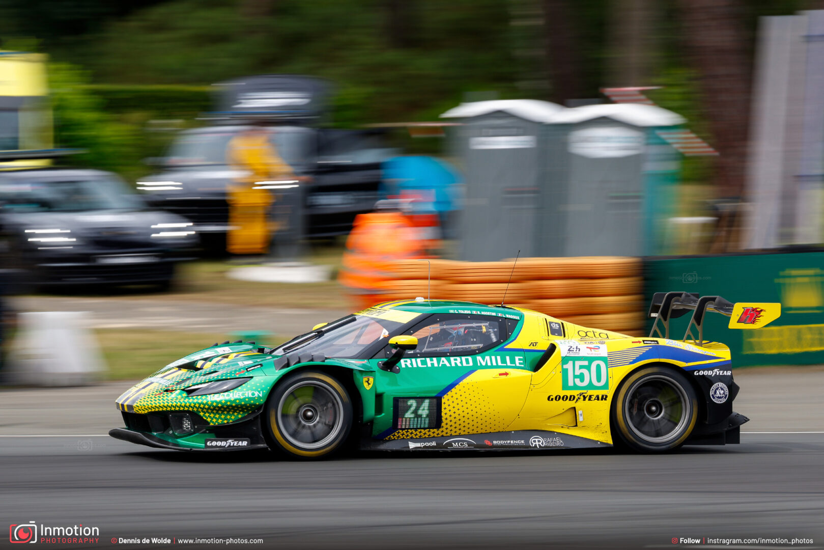 Richard Mille Ferrari 296 Lmgt3 Panning Riccardo Agostini