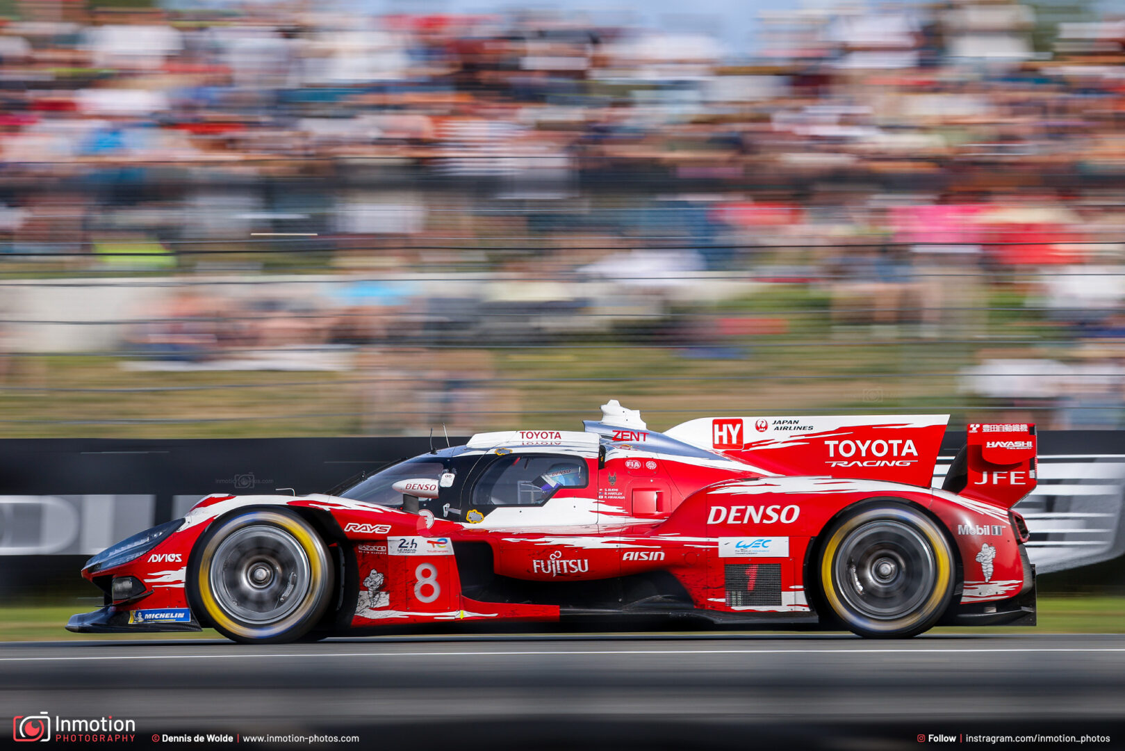 Ryo Hirakawa Toyota Tr010 Hybridc Panning Speed Virage Corvette Lemans