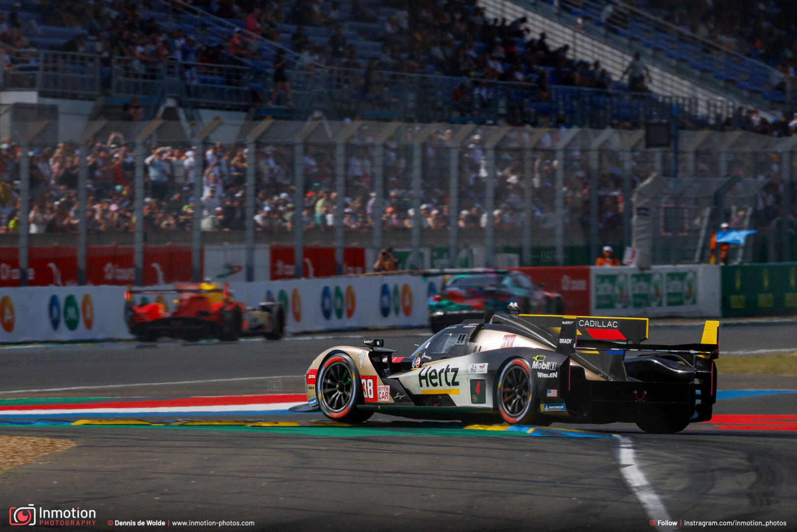 Sebastien Bourdais Attacking Kerbstones Dunlop Chicane 24 Hours Of Lemans