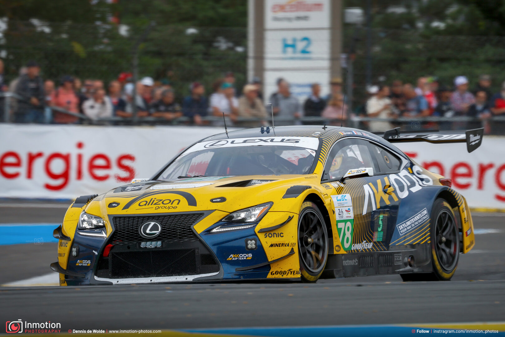 Akkodis Asp Team Lexus Tom Van Rompuy Front Dunlop Curves Lemans