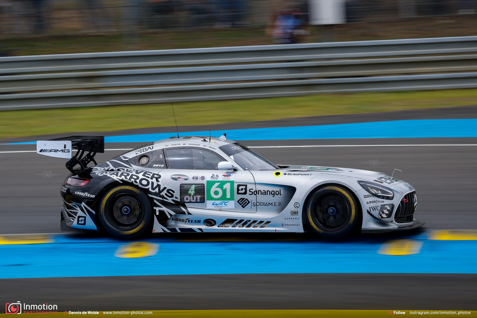 Mercedes Amg Lmgt3 Iron Lynx Panning Speed Tetre Rouge
