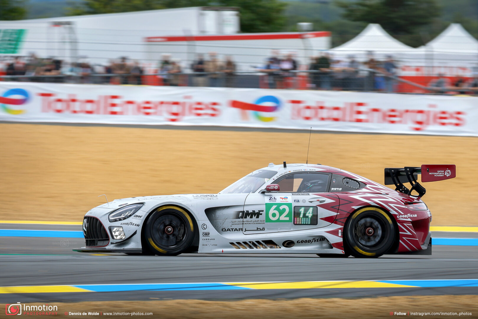Team Qatar Mercedes Julian Hanses Panning Dunlop Curves Lemans