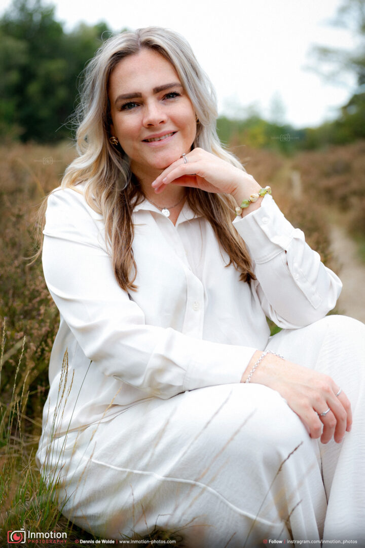 Heide Fotoshoot Model Nienke Buursezand